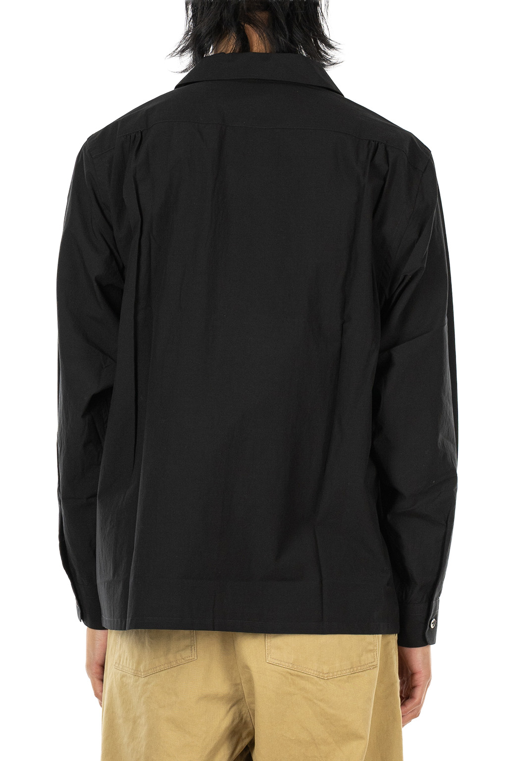Taiga Takahashi - Lot. 101 Open Collar Shirt- Black