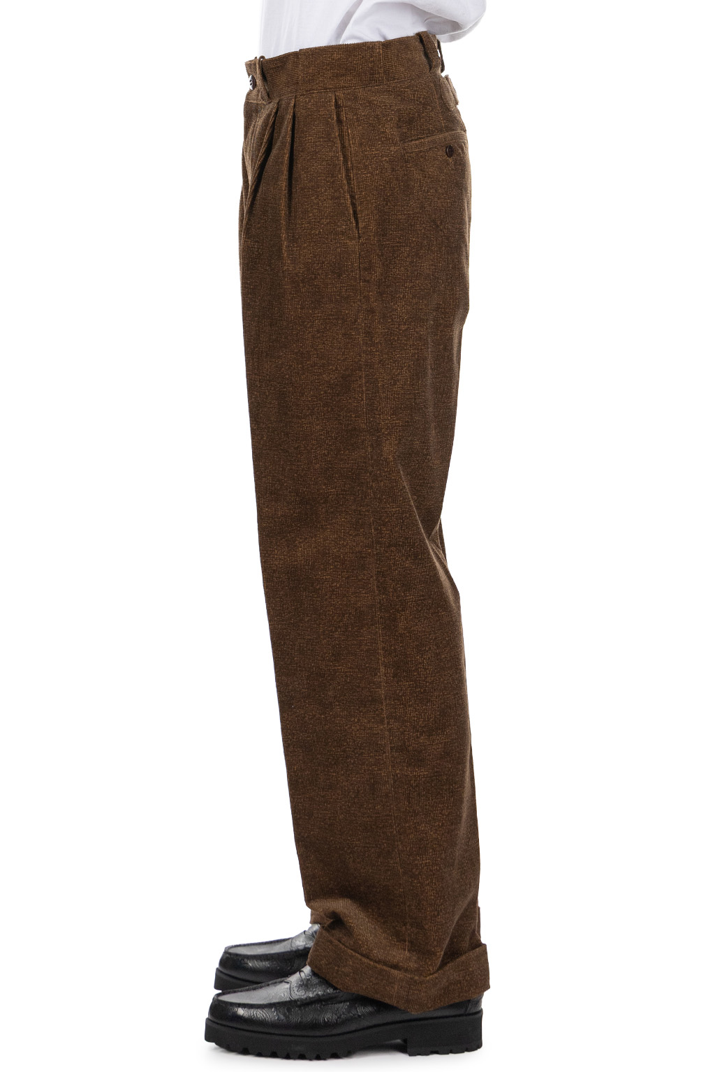 Taiga Takahashi - Lot.201 Work Trousers - Melange Brown