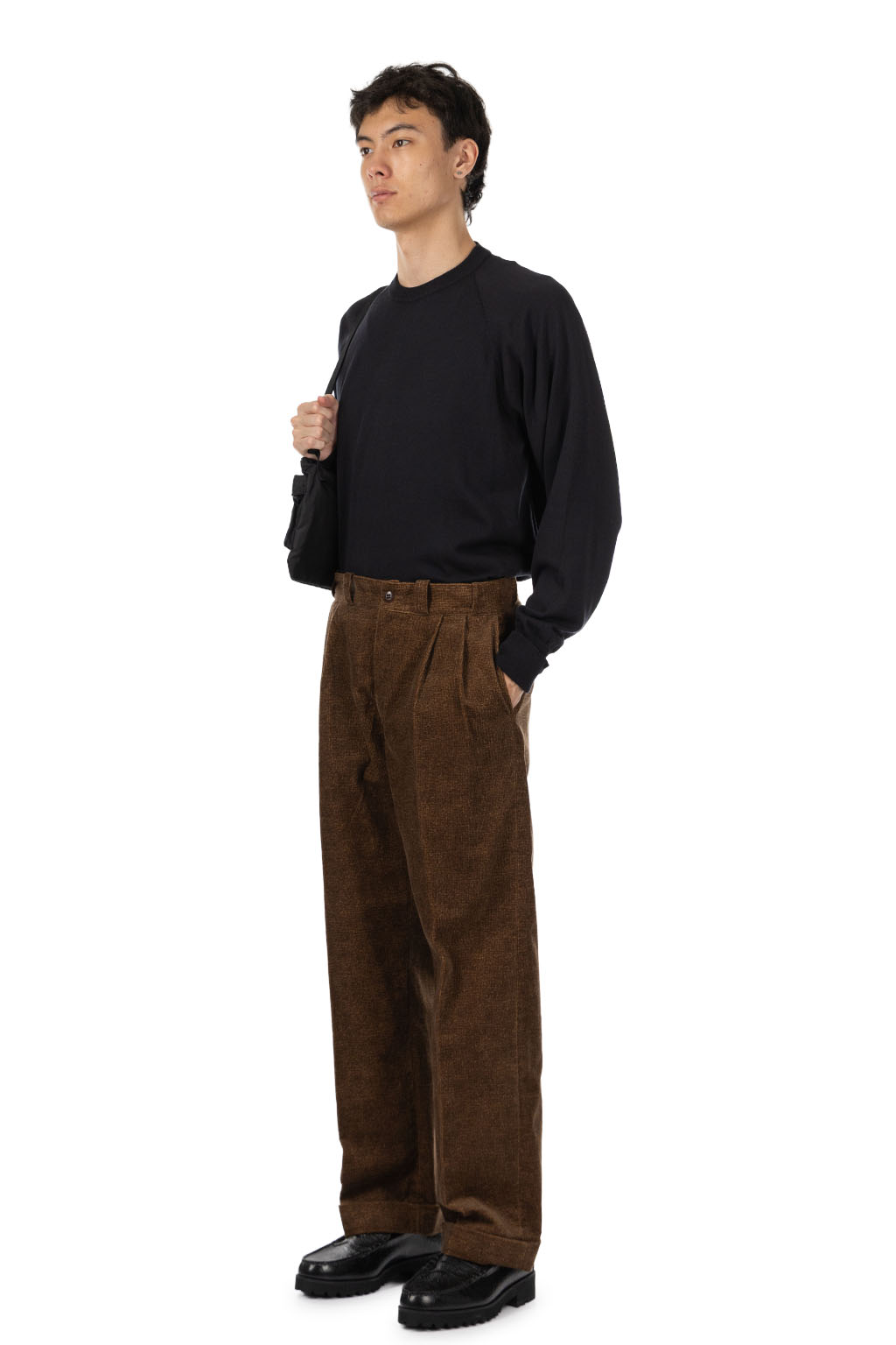 Taiga Takahashi - Lot.201 Work Trousers - Melange Brown