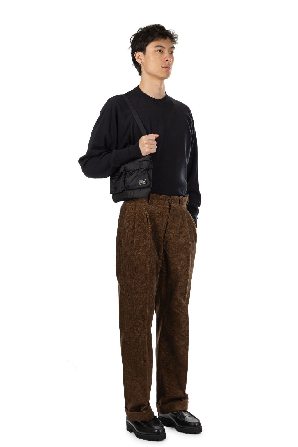 Taiga Takahashi - Lot.201 Work Trousers - Melange Brown