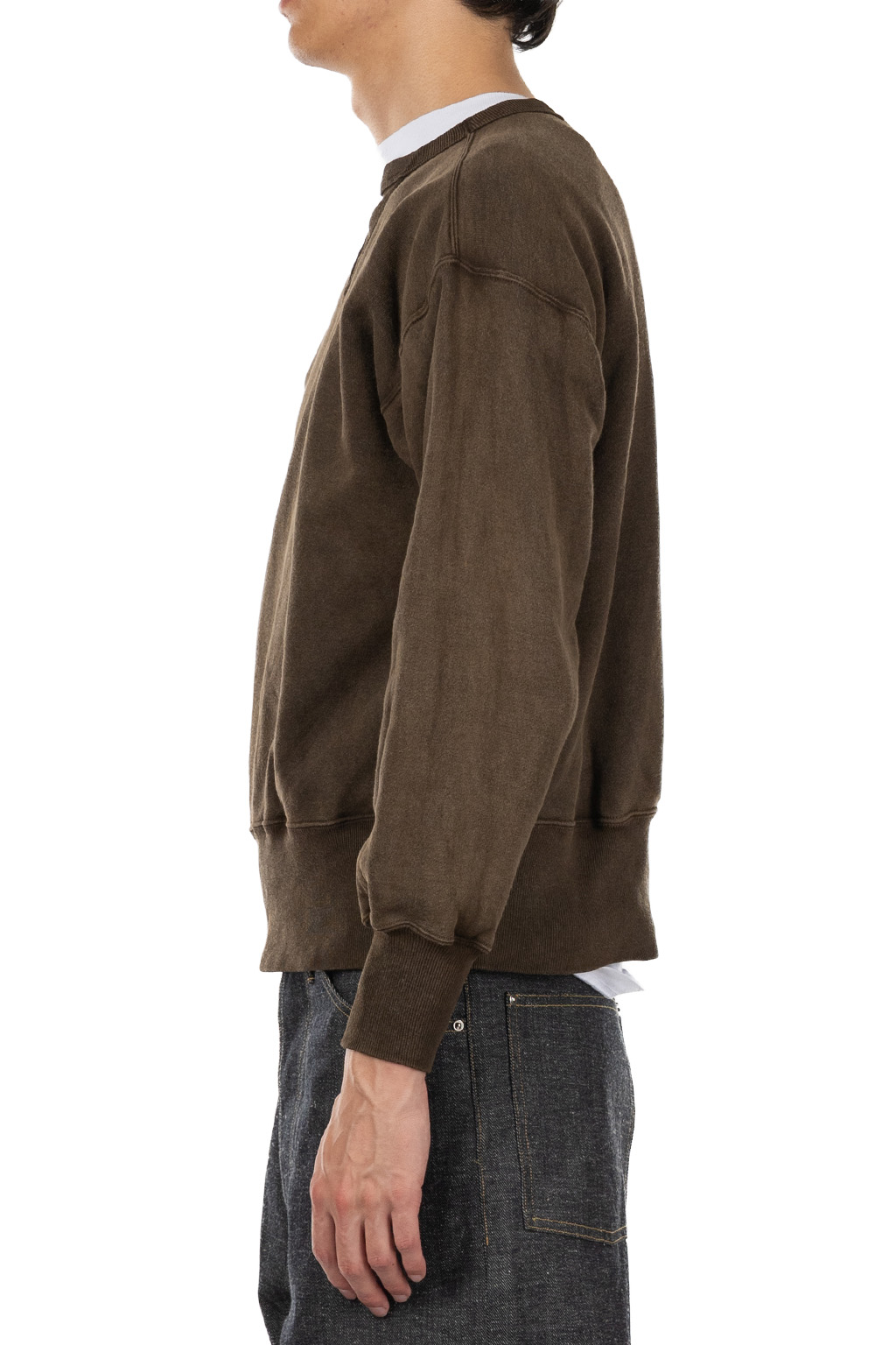 Taiga Takahashi - Lot.603 Sweat Shirt -- Mud Dyed Brown 