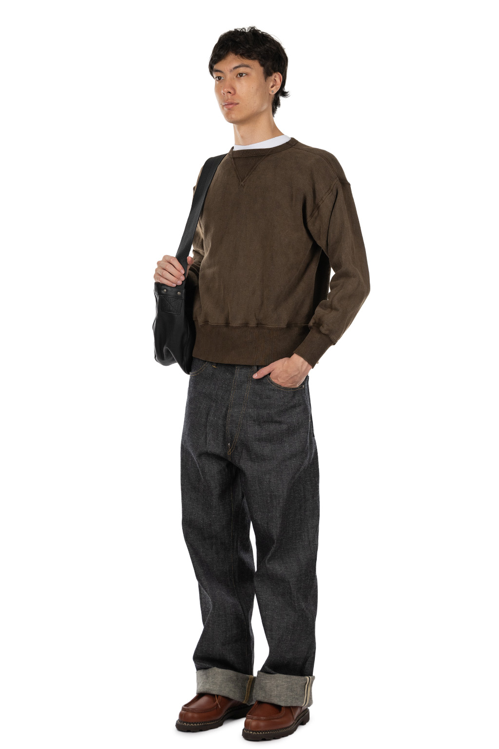 Taiga Takahashi - Lot.603 Sweat Shirt -- Mud Dyed Brown 