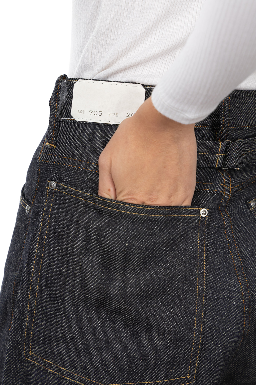 Taiga Takahashi - Lot.705 Denim Trousers W - Raw Indigo