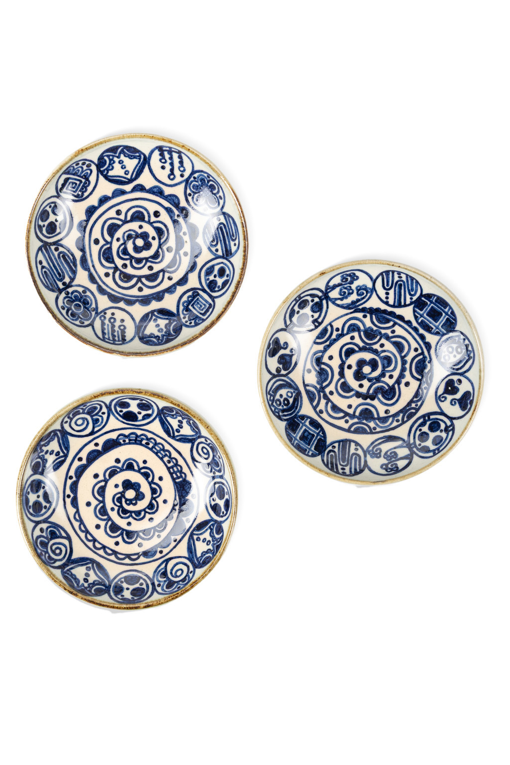 The Art of Japanese Ceramics - Ikuko - Circle Pattern Ceramic Plate