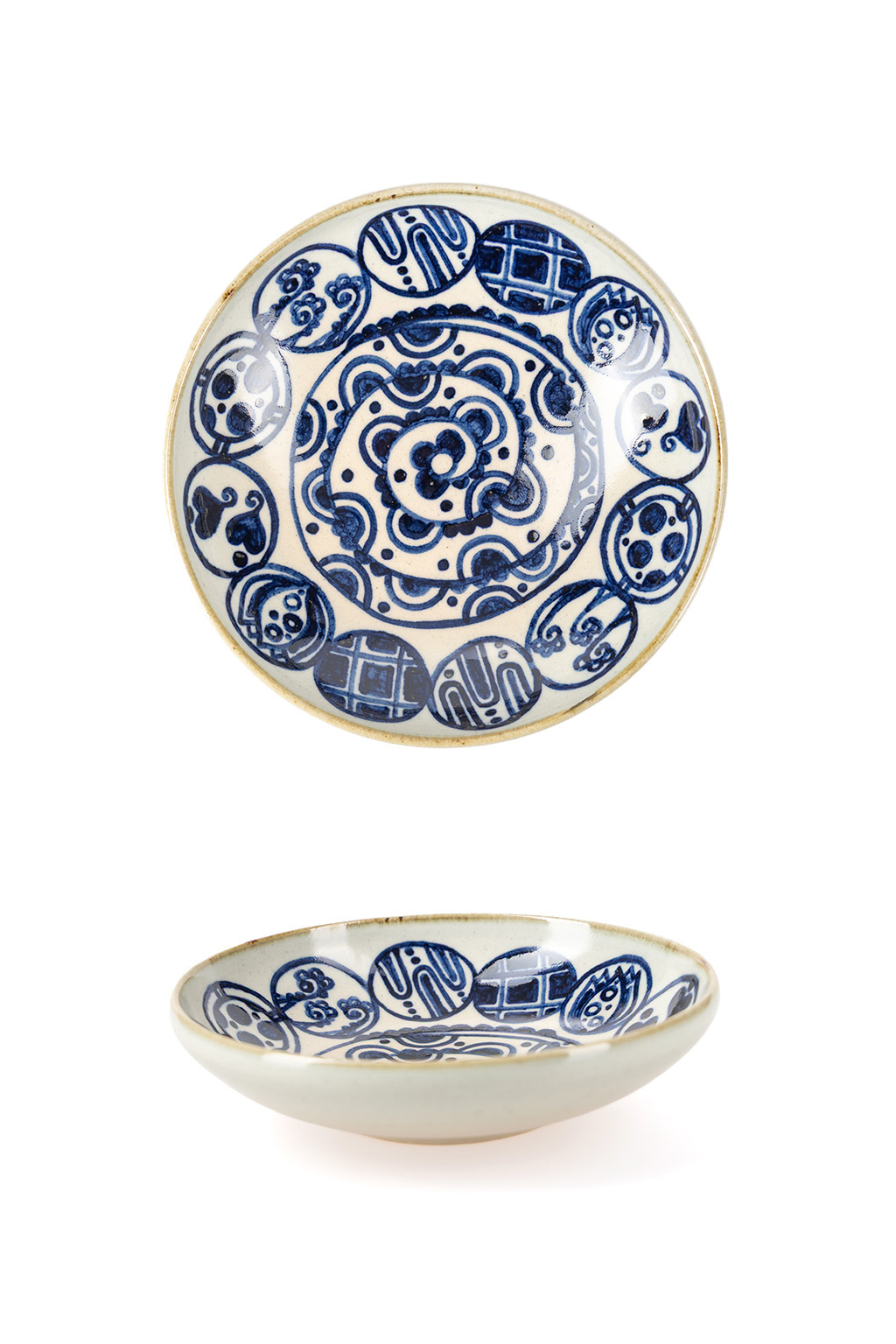 The Art of Japanese Ceramics - Ikuko - Circle Pattern Ceramic Plate