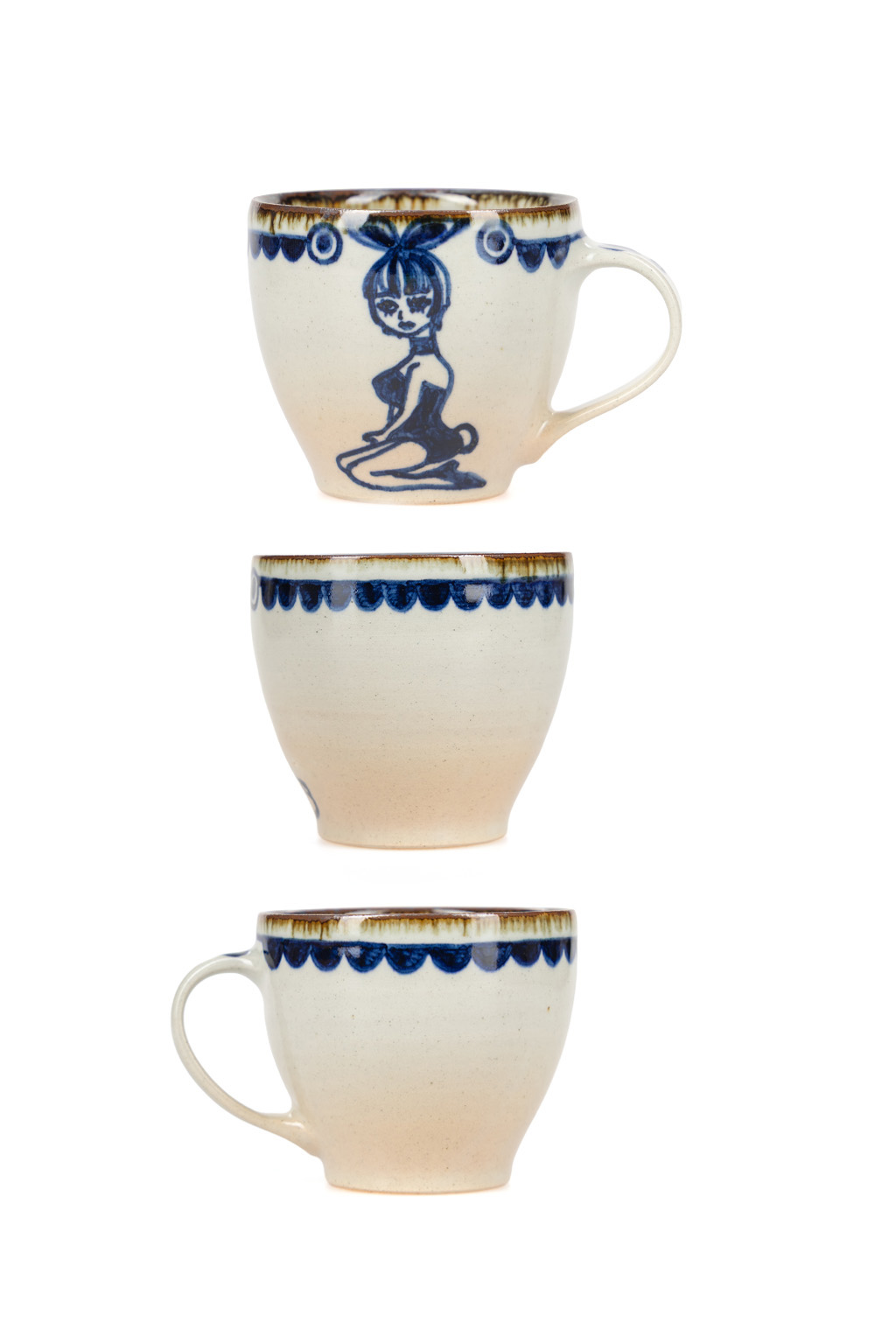 The Art of Japanese Ceramics - Ikuko - Bunny Girl Ceramic Mug - Large