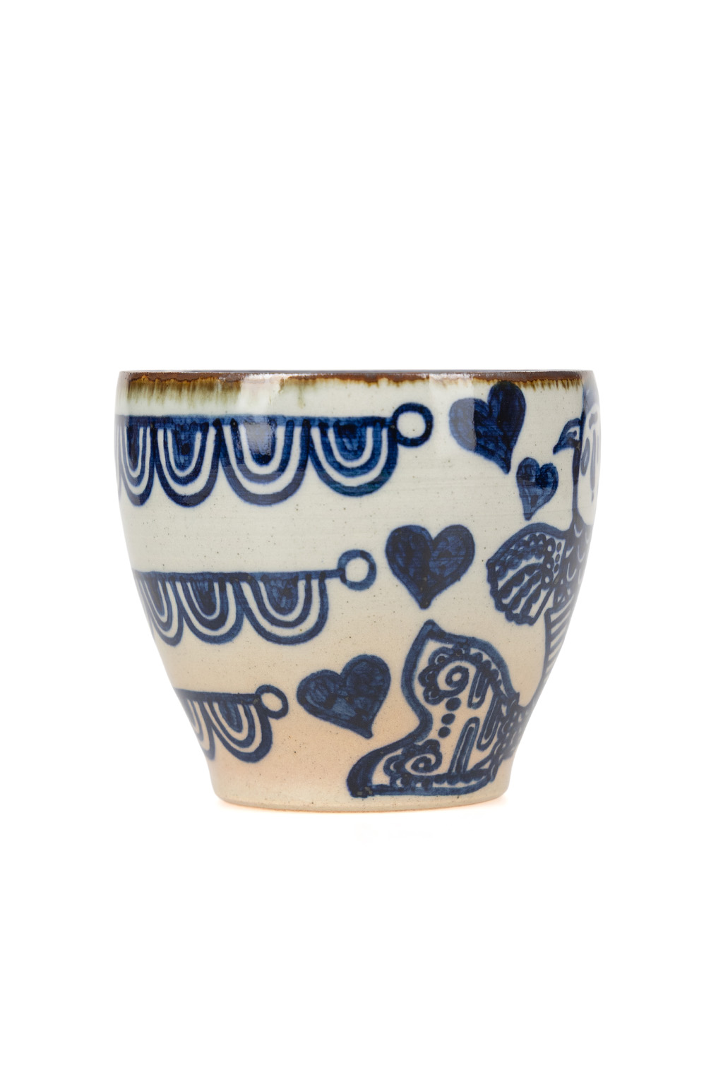 The Art of Japanese Ceramics - Ikuko - Lovely Koi-Carp Ceramic Mug - Large