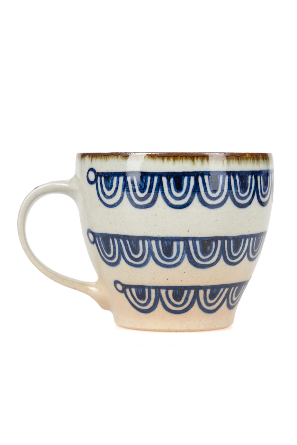 The Art of Japanese Ceramics - Ikuko - Lovely Koi-Carp Ceramic Mug - Large