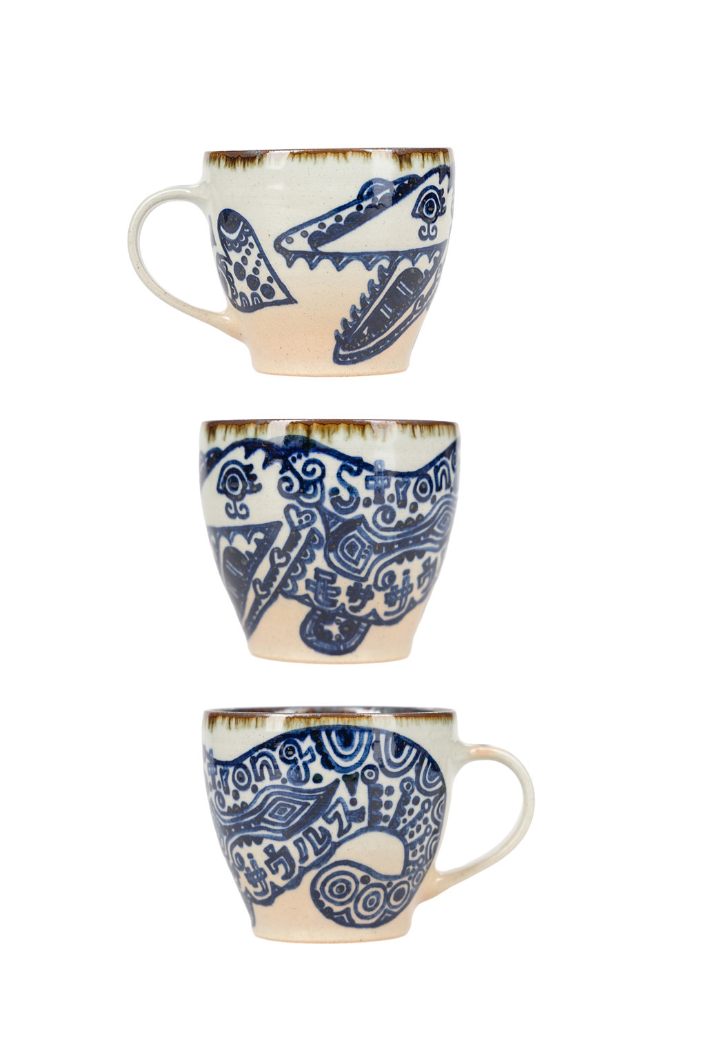 The Art of Japanese Ceramics - Ikuko - Mosasaurus Ceramic Mug - Large