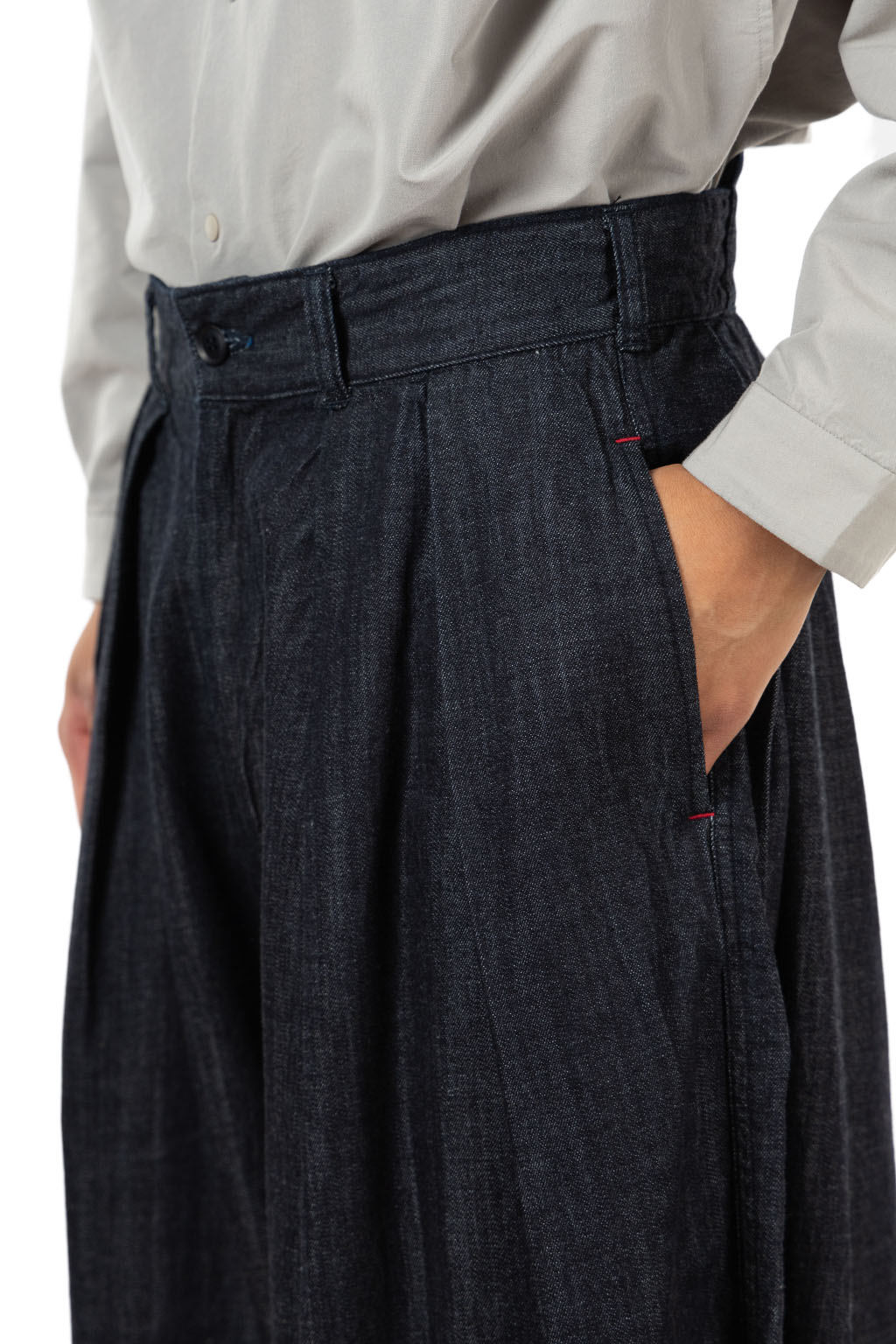 Tigre Brocante - 7oz Denim Hakama Pants - Indigo