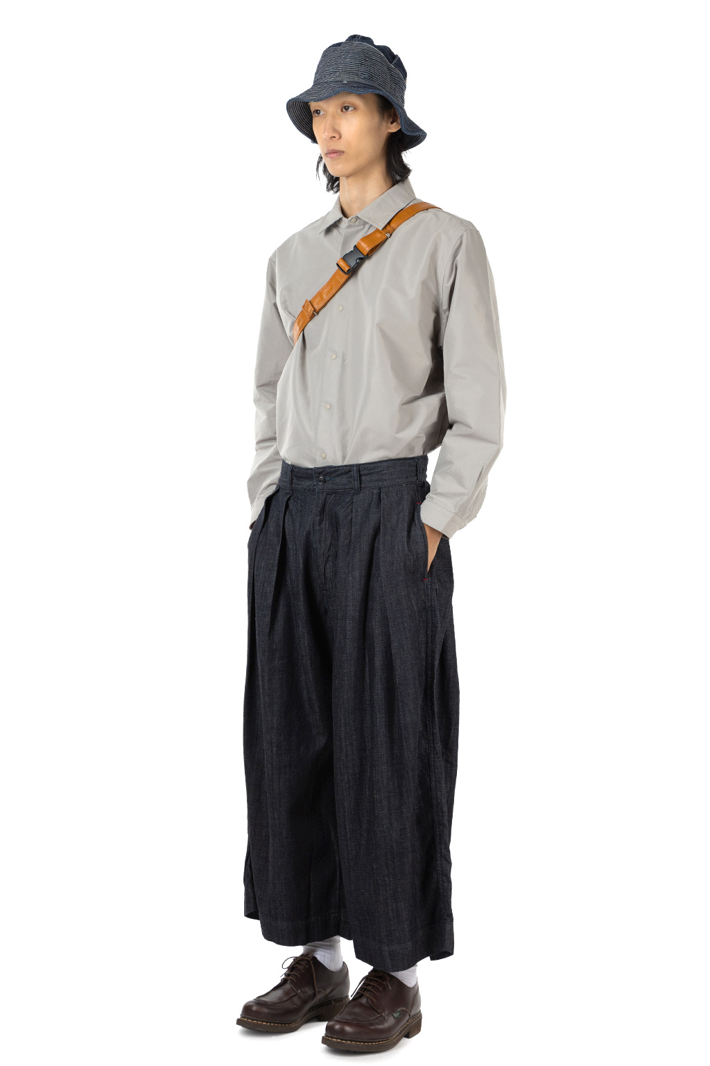 Tigre Brocante - 7oz Denim Hakama Pants - Indigo