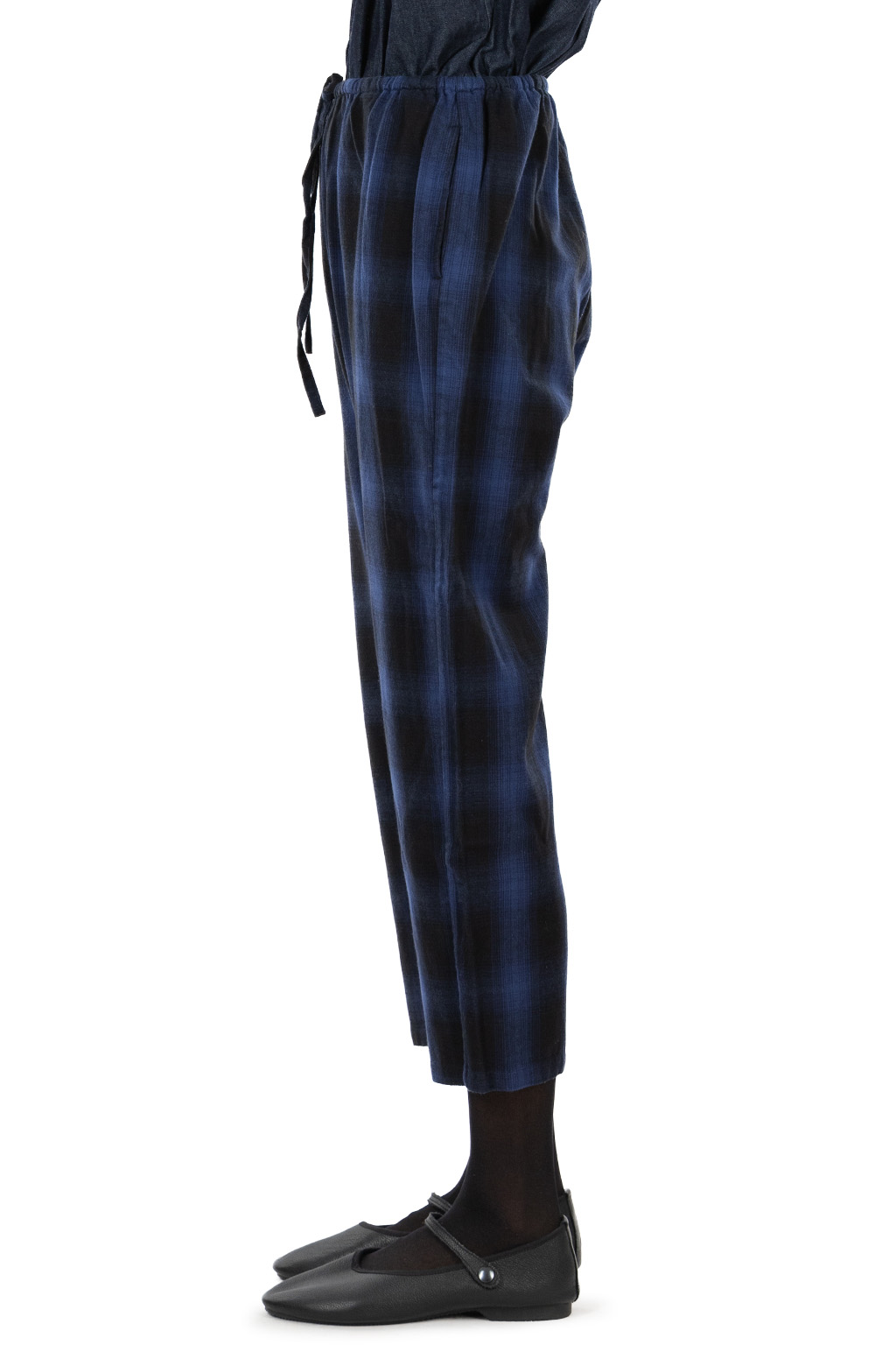 Tigre Brocante - Shaggy Ombre Kurta Pants - Navy