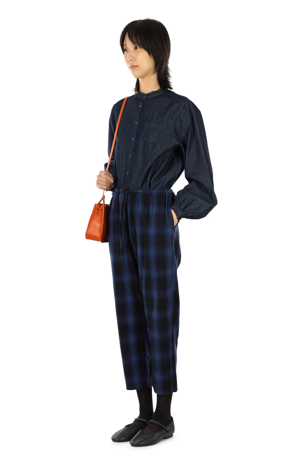 Tigre Brocante - Shaggy Ombre Kurta Pants - Navy