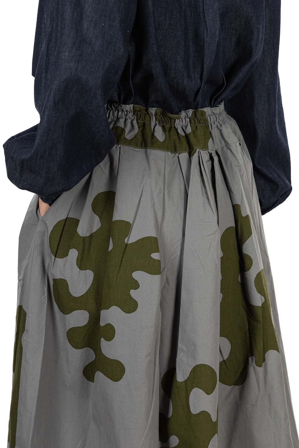 Tigre Brocante - TB Amoeba Mofficel Long Skirt - Grey