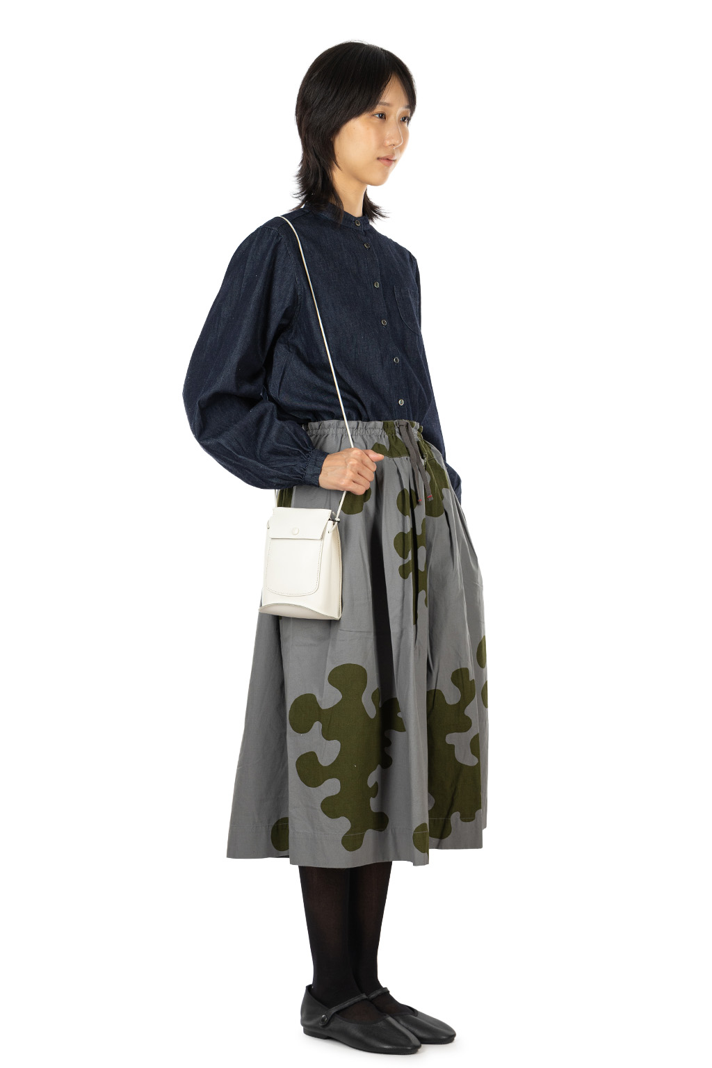 Tigre Brocante - TB Amoeba Mofficel Long Skirt - Grey