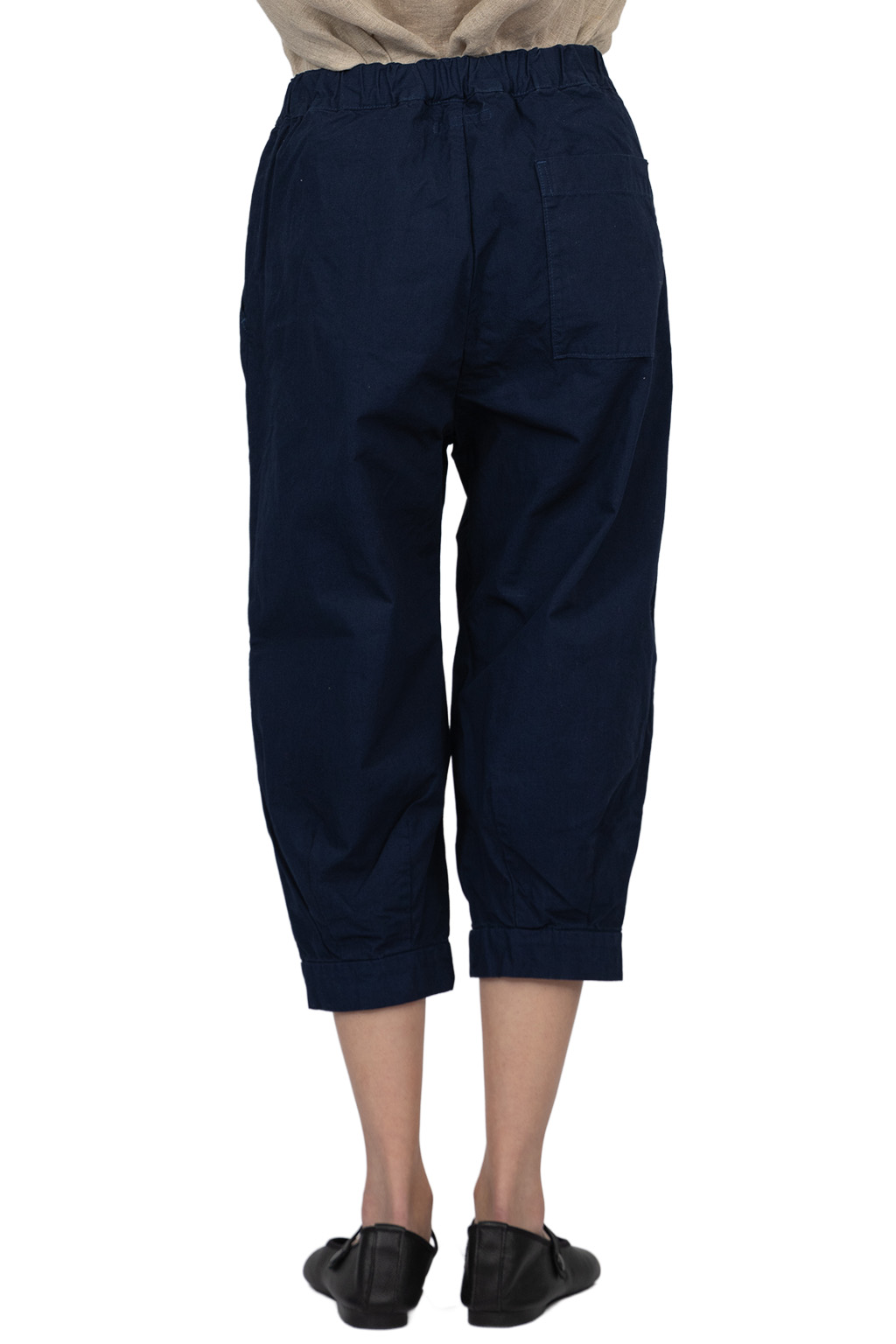 Tigre Brocante - Zimbabwe Samurai Cropped Pants-Blue