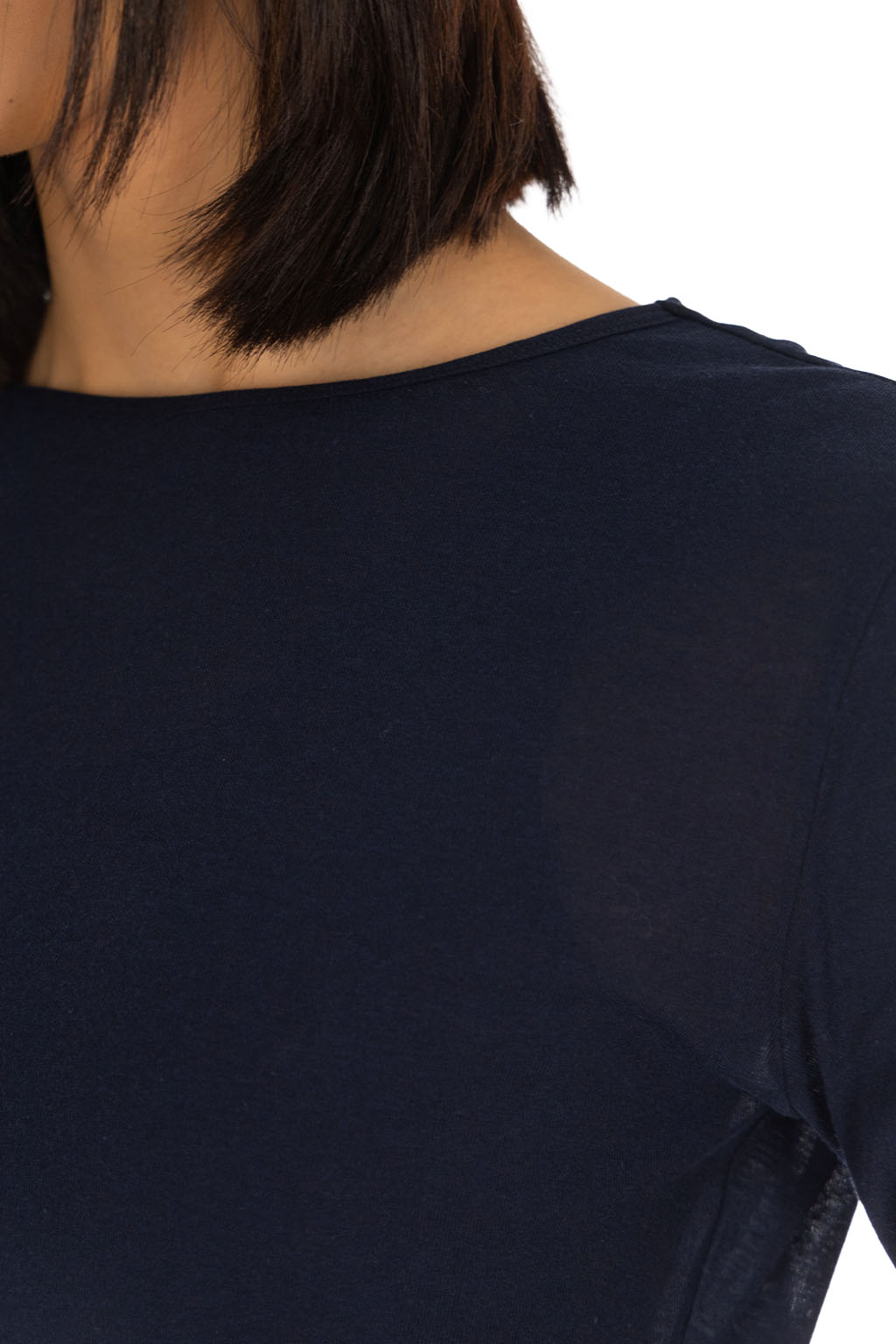 Tu es mon Tresor - Crew Neck Top - Navy