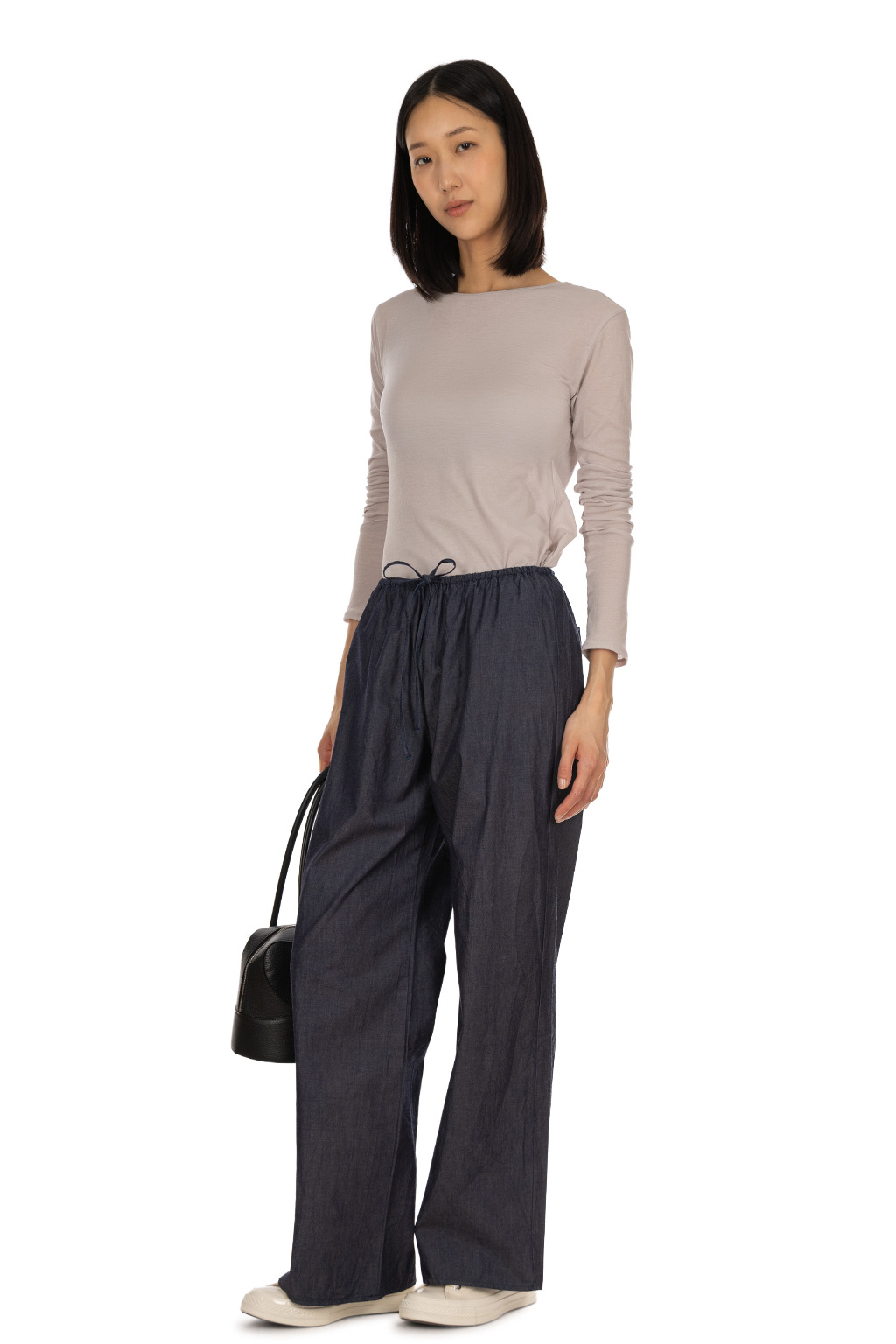 Tu es mon Tresor - The Sea Blue Chalcedony Jean - Solid 1Wash