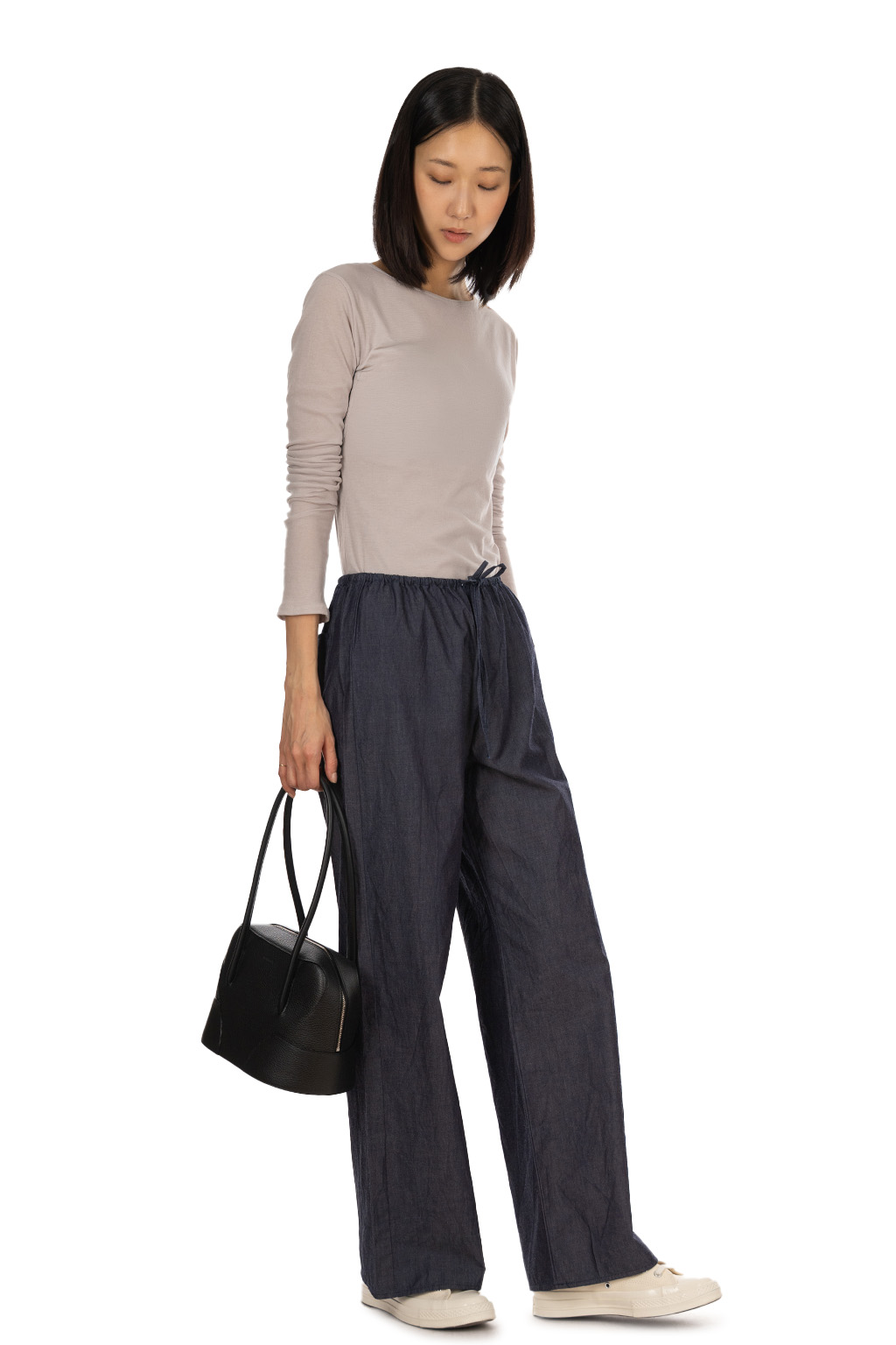 Tu es mon Tresor - The Sea Blue Chalcedony Jean - Solid 1Wash