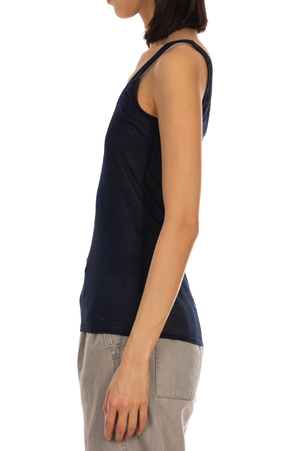 Tu es mon Tresor - U-Neck Tank - Navy