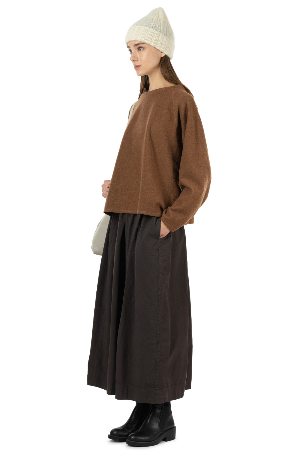 Veritecoeur - Barrel Skirt - Dark Brown