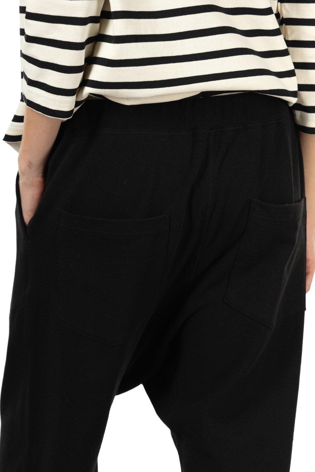 Veritecoeur - Brushed Lined Sweatpants - Black