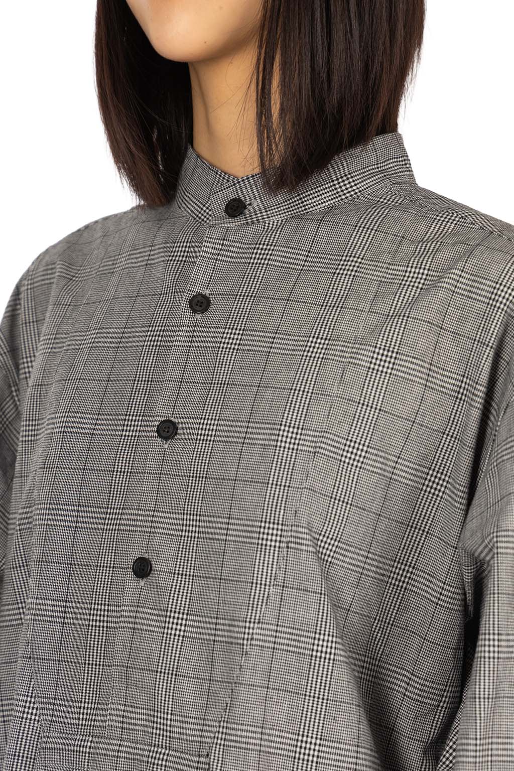 Veritecoeur - Front Yoke Dress - Grey Check