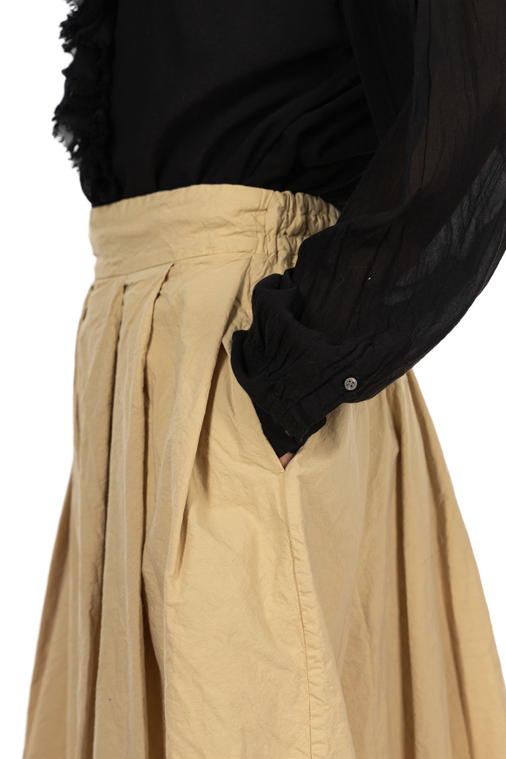 Veritecoeur - Tuck Skirt - Beige
