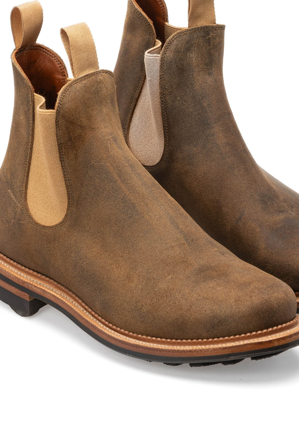 Viberg - Chelsea Boot Waxy Commander - Antique
