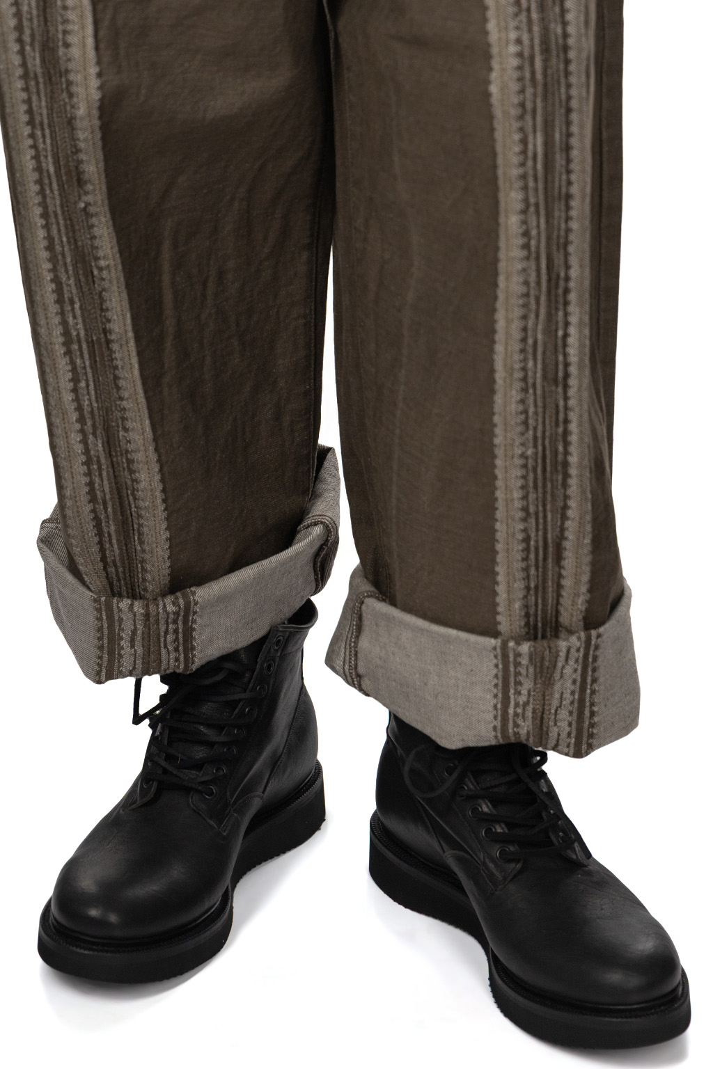 Viberg - Scout Boot Washed Kangaroo - Nero E