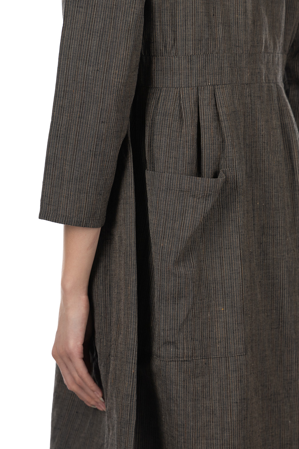 VISVIM - Lancaster Dress Santome W - Charcoal