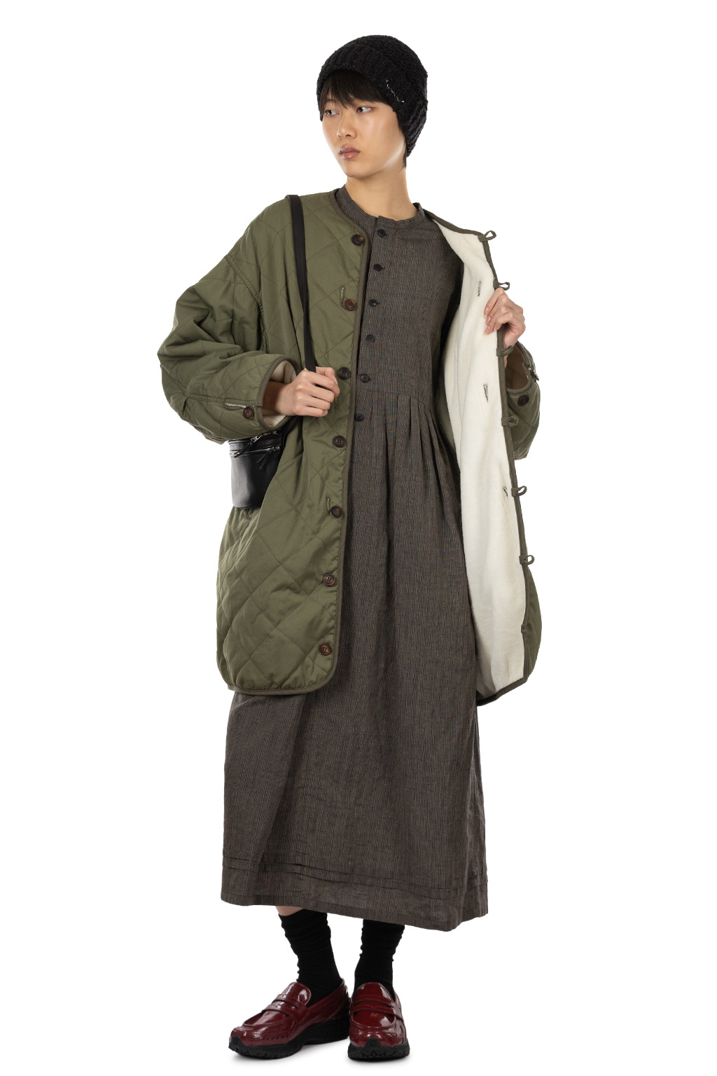 VISVIM - Liner Mil Coat W - Olive