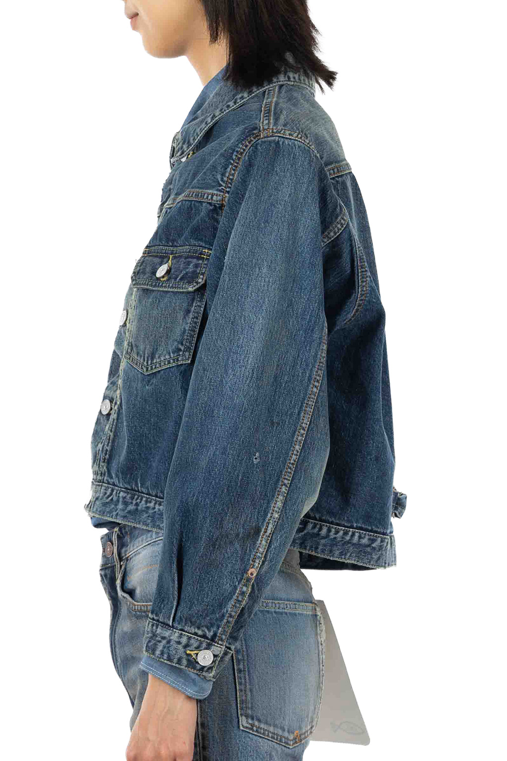 VISVIM - SS 102XX JKT DMGD-1013 W