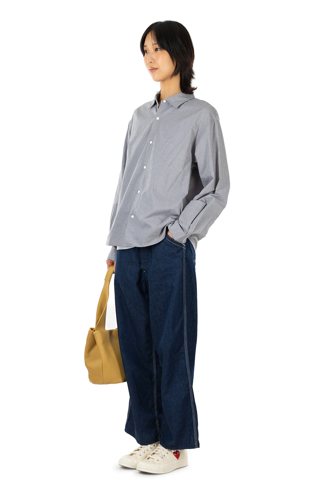 YAECA - Comfort Shirt - Extra Wide - Gray