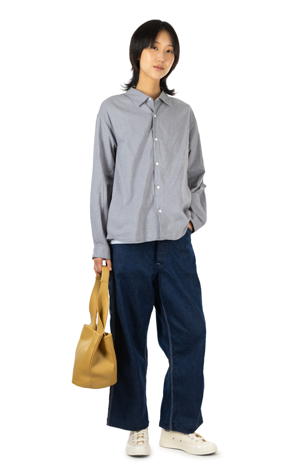 YAECA - Comfort Shirt - Extra Wide - Gray