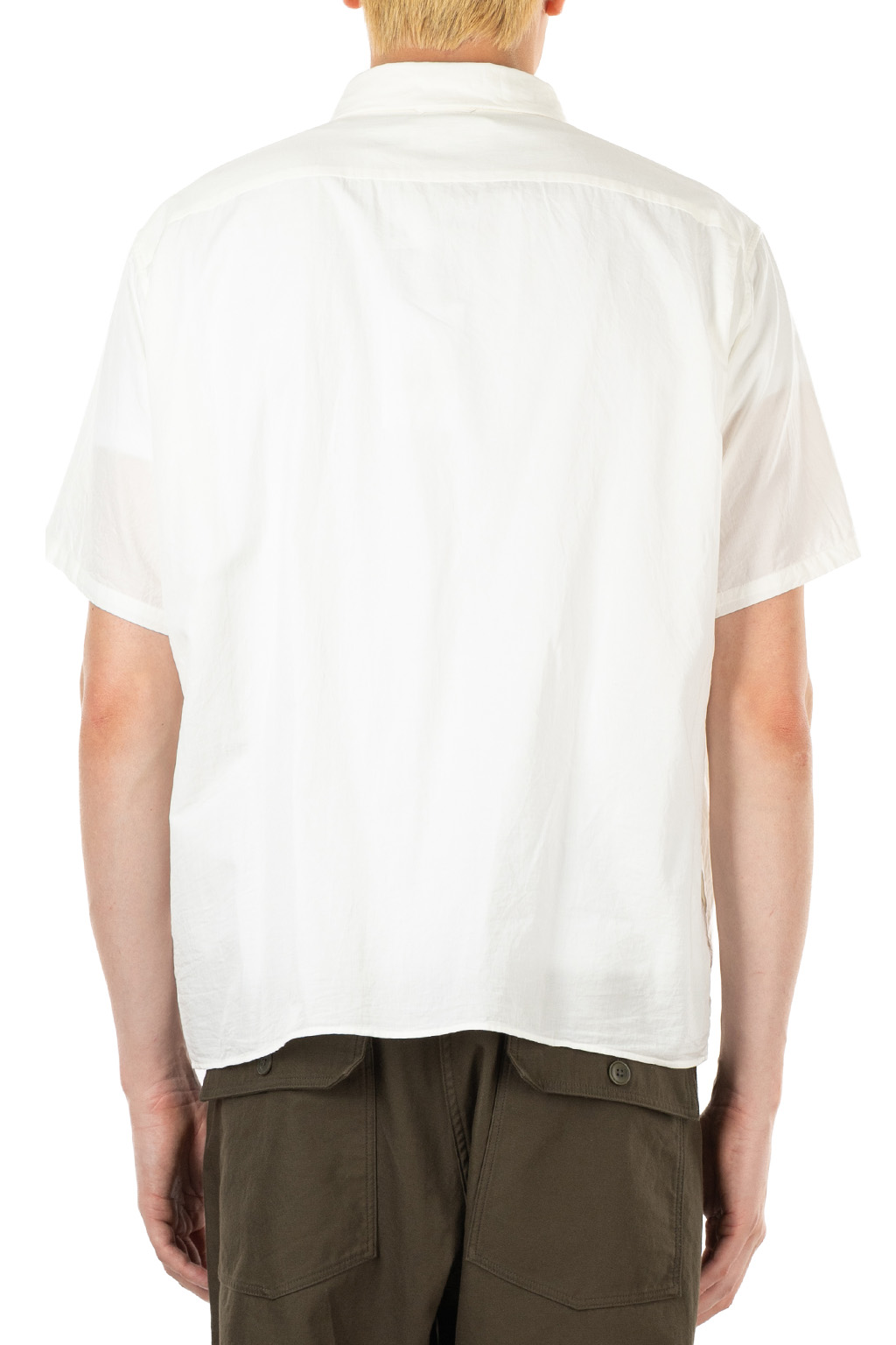 YAECA - Men's Comfort SS Shirt - Relaxed Square - White