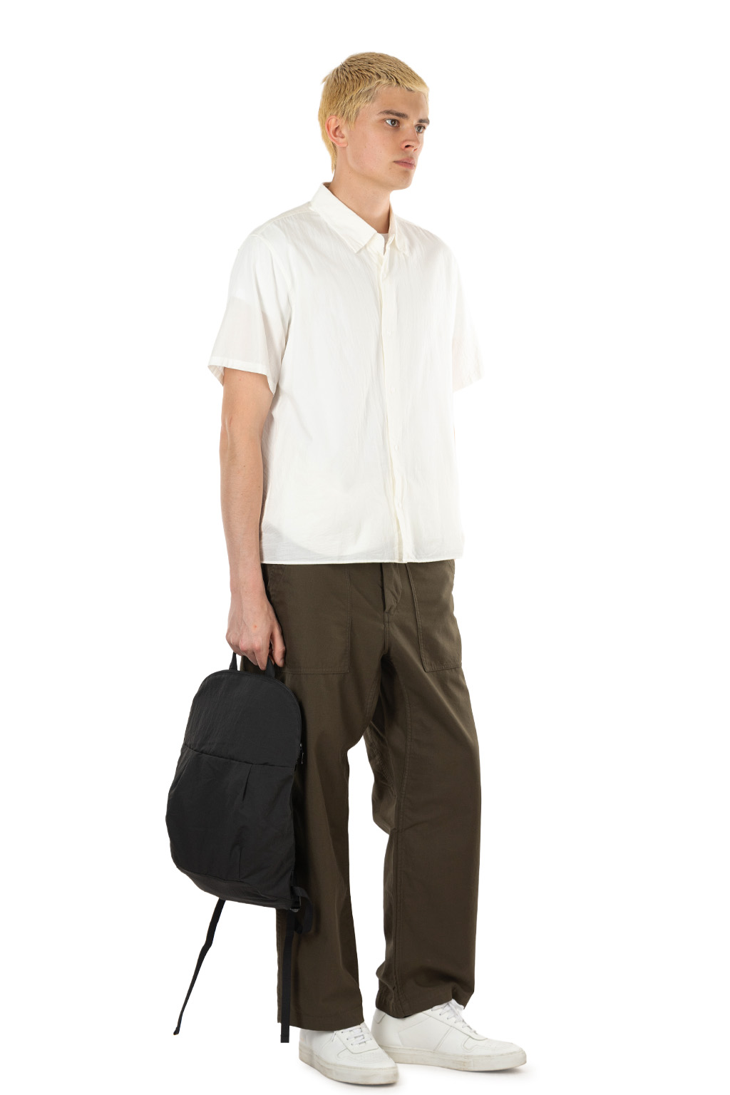 YAECA - Men's Comfort SS Shirt - Relaxed Square - White