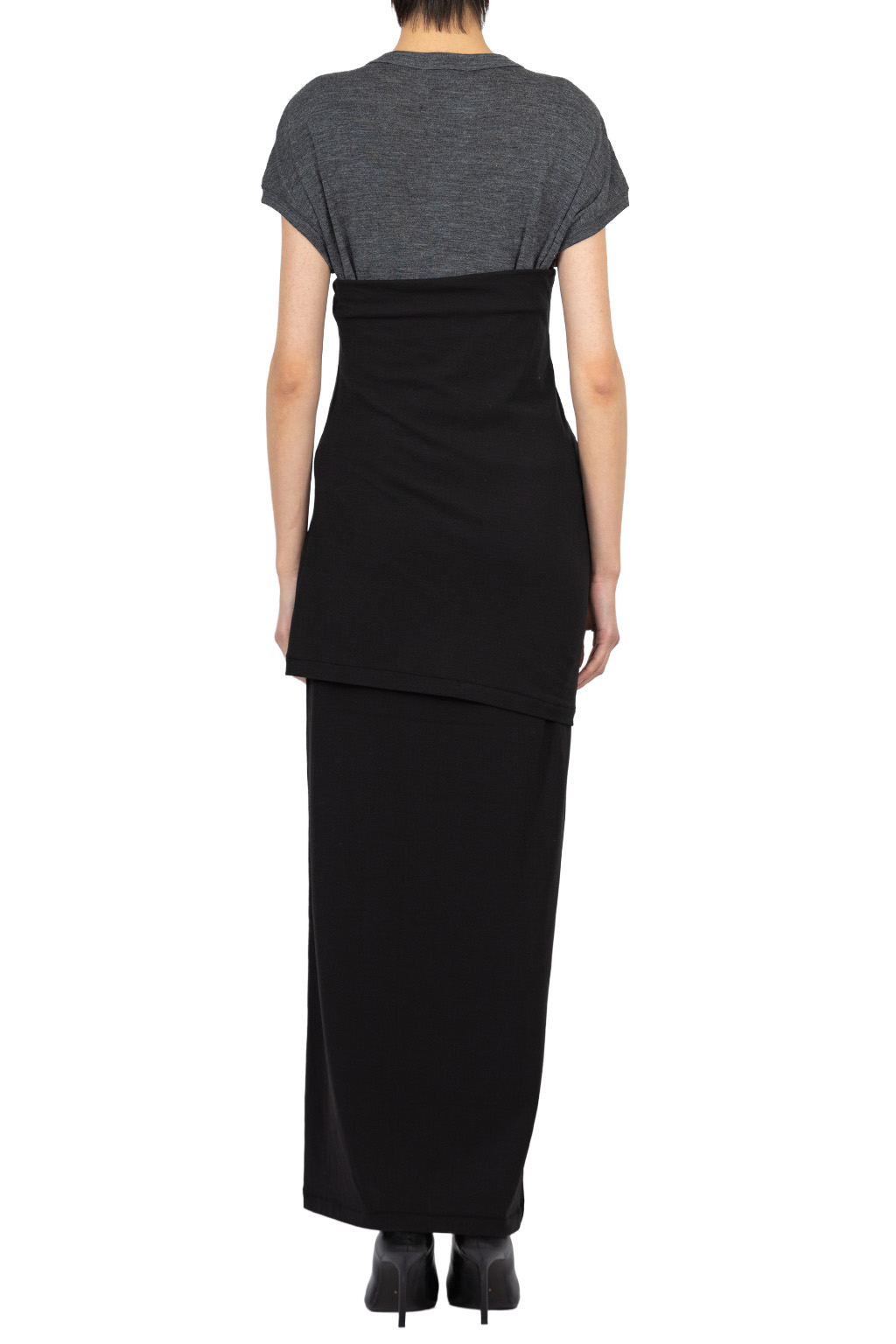 YLEVE - 80/2 High-Twisted Gauze Bare Jersey One Piece - Black