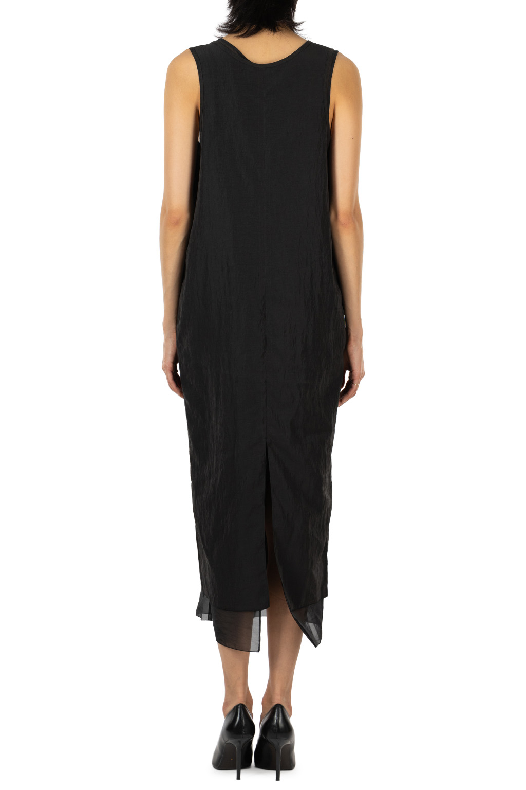 YLEVE - Fibril Layered Dress - Black