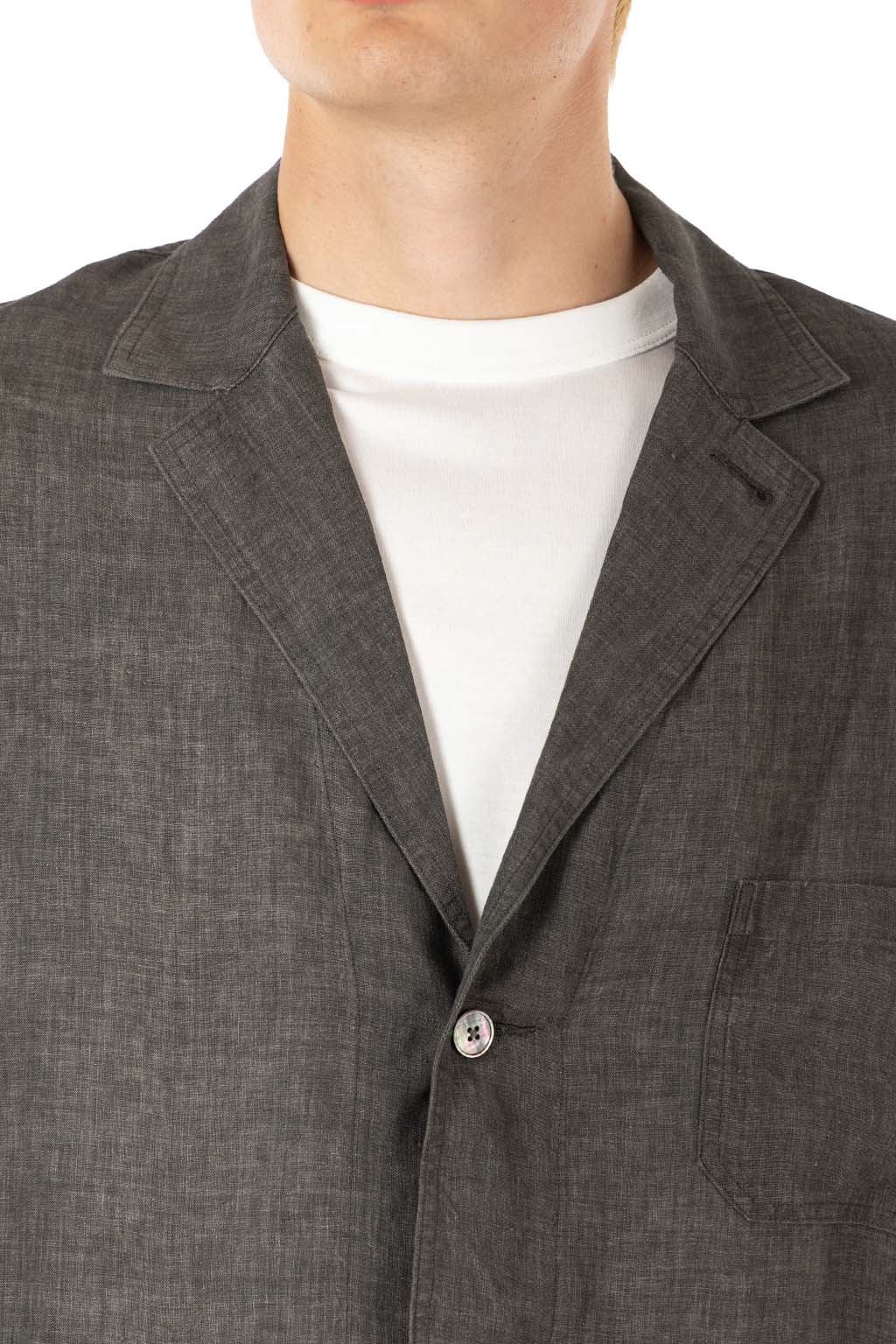 YLEVE - Linen Poplin Jacket - Sumi