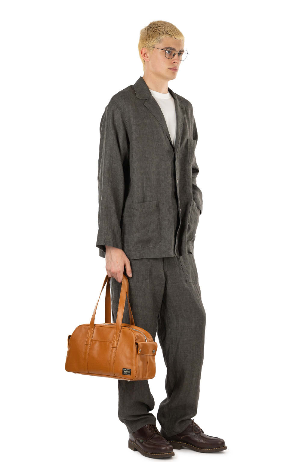 YLEVE - Linen Poplin Jacket - Sumi