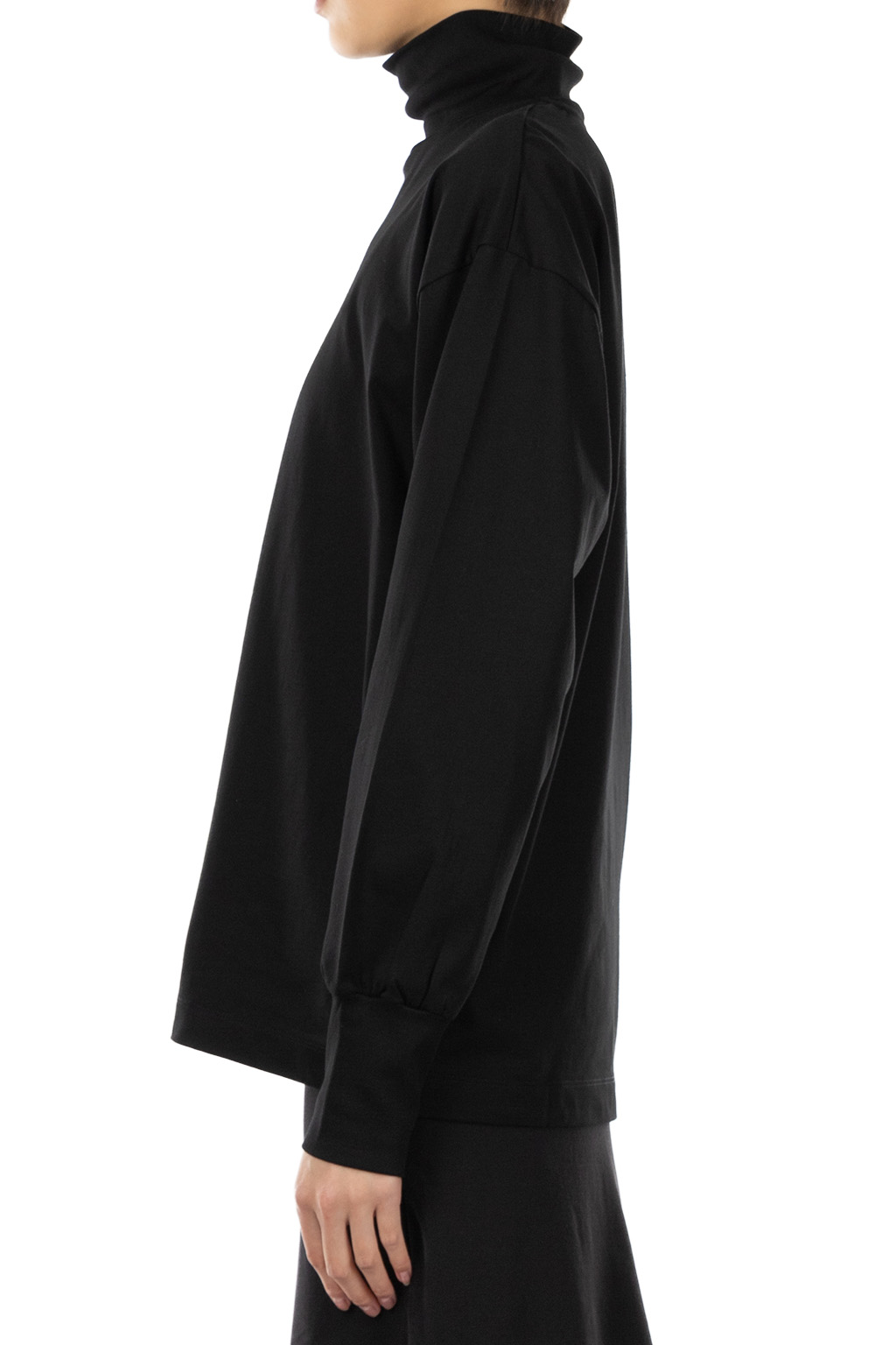 YLEVE - Suvin Cotton Turtle Neck - Black