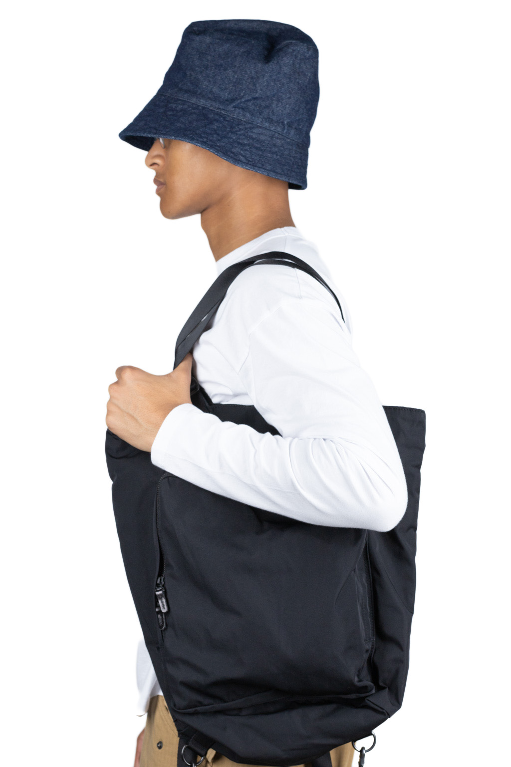 amiacalva Gabardine 2Way Backpack - Black