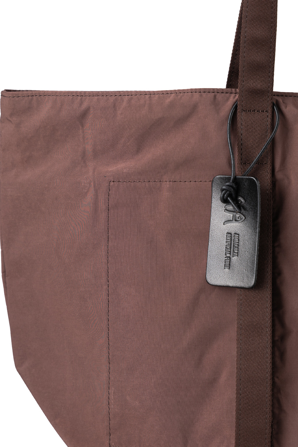 Amiacalva - Gabardine Tote M - Bordeaux Brown