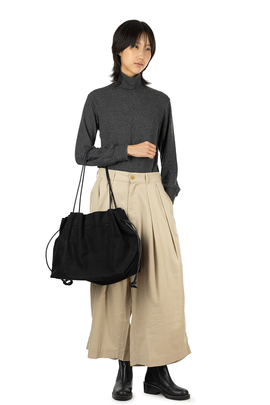 amiacalva Scarecrow Tote - Medium - Black