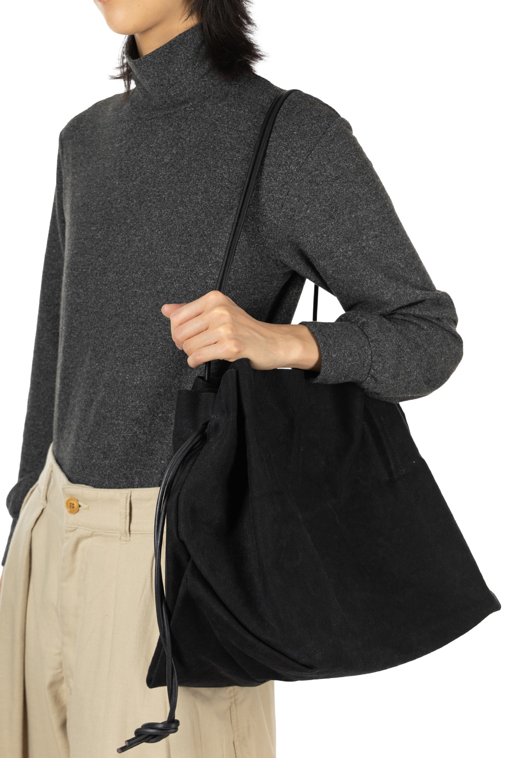 amiacalva Scarecrow Tote - Medium - Black