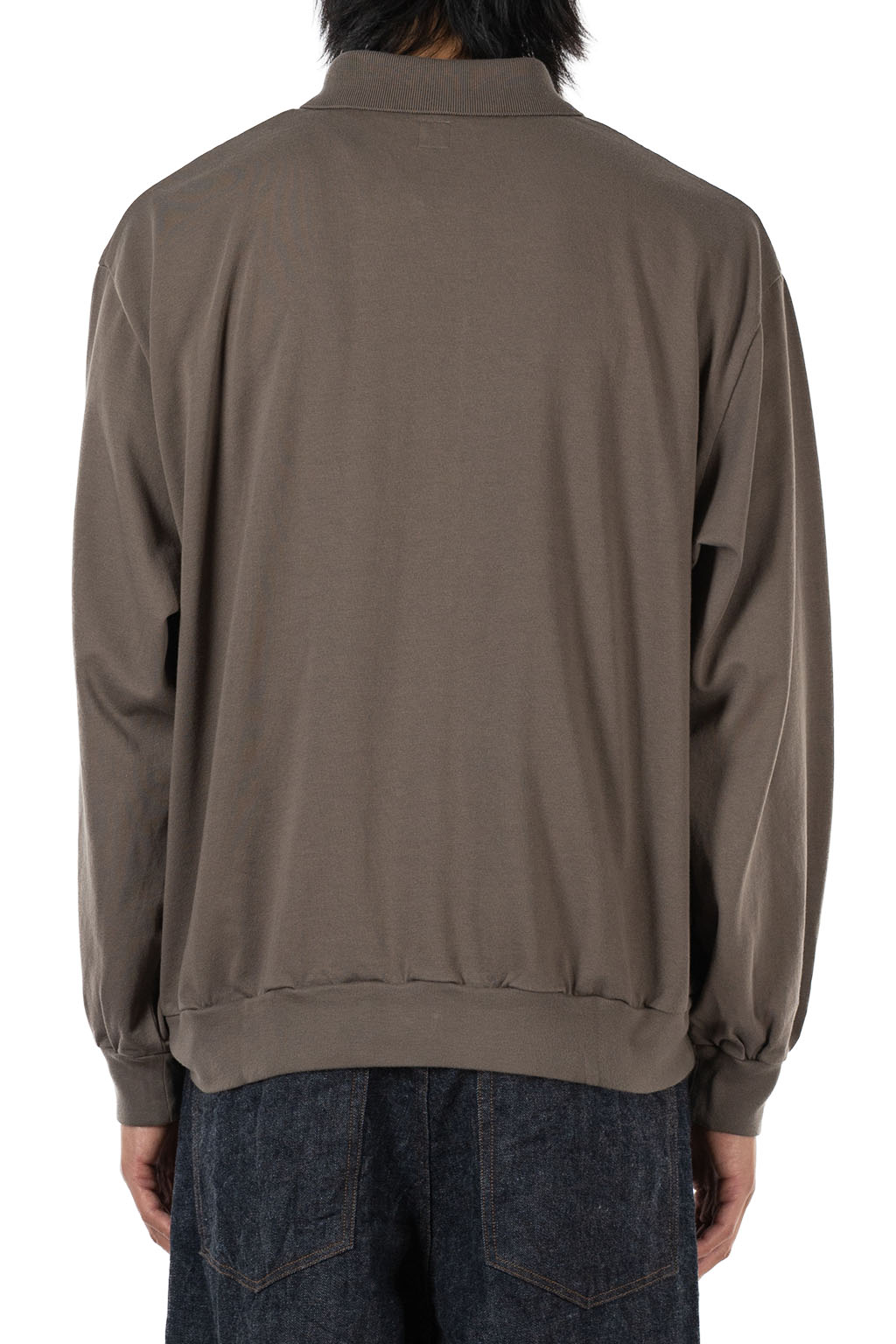 blurhms - Classic Collared Cardigan - Dark Grey