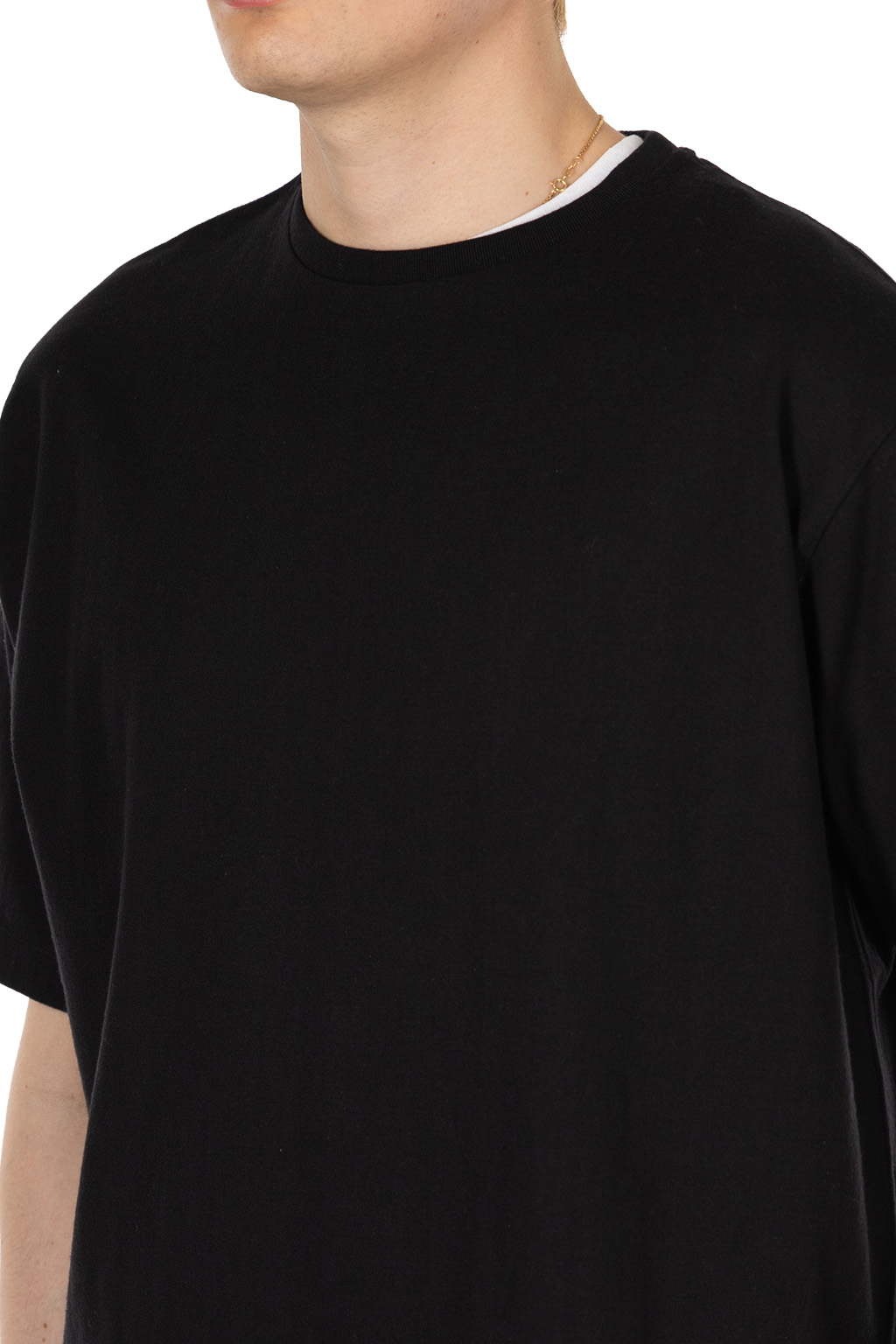 marka - Relaxed Fit Tee  Cashmere Jersey - Black