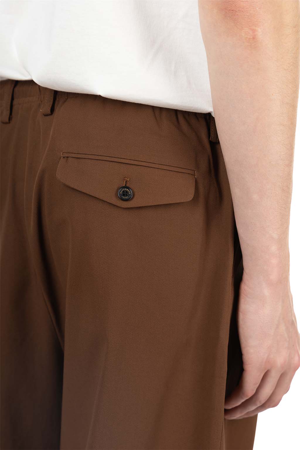 Markaware - Triple Pleated Easy Trousers - Burnt Umber