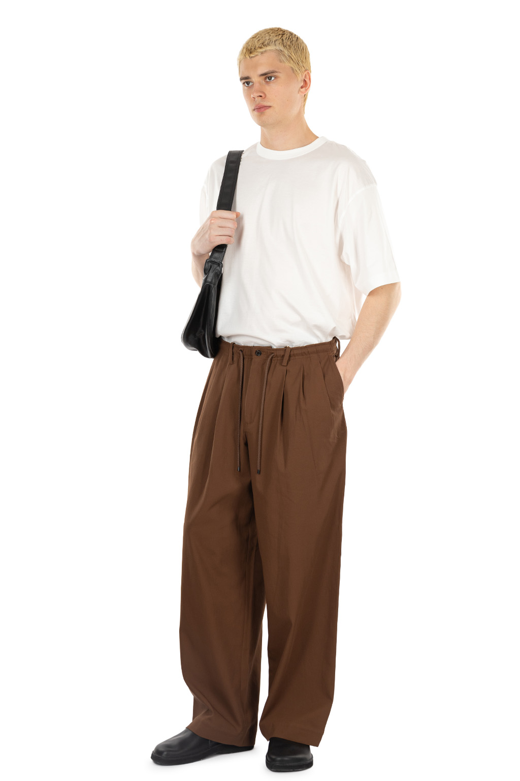 Markaware - Triple Pleated Easy Trousers - Burnt Umber